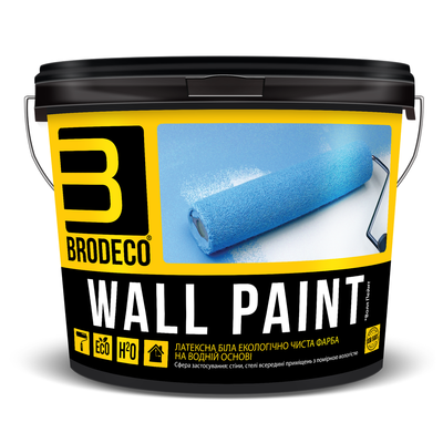 Краска латексная Brodeco Wall Paint 1л BWP1 фото