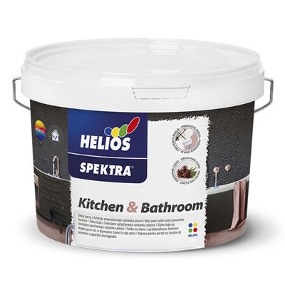Вологостійка фарба Helios Spektra Kitchen & Bathroom матова 2л HSK-2 фото